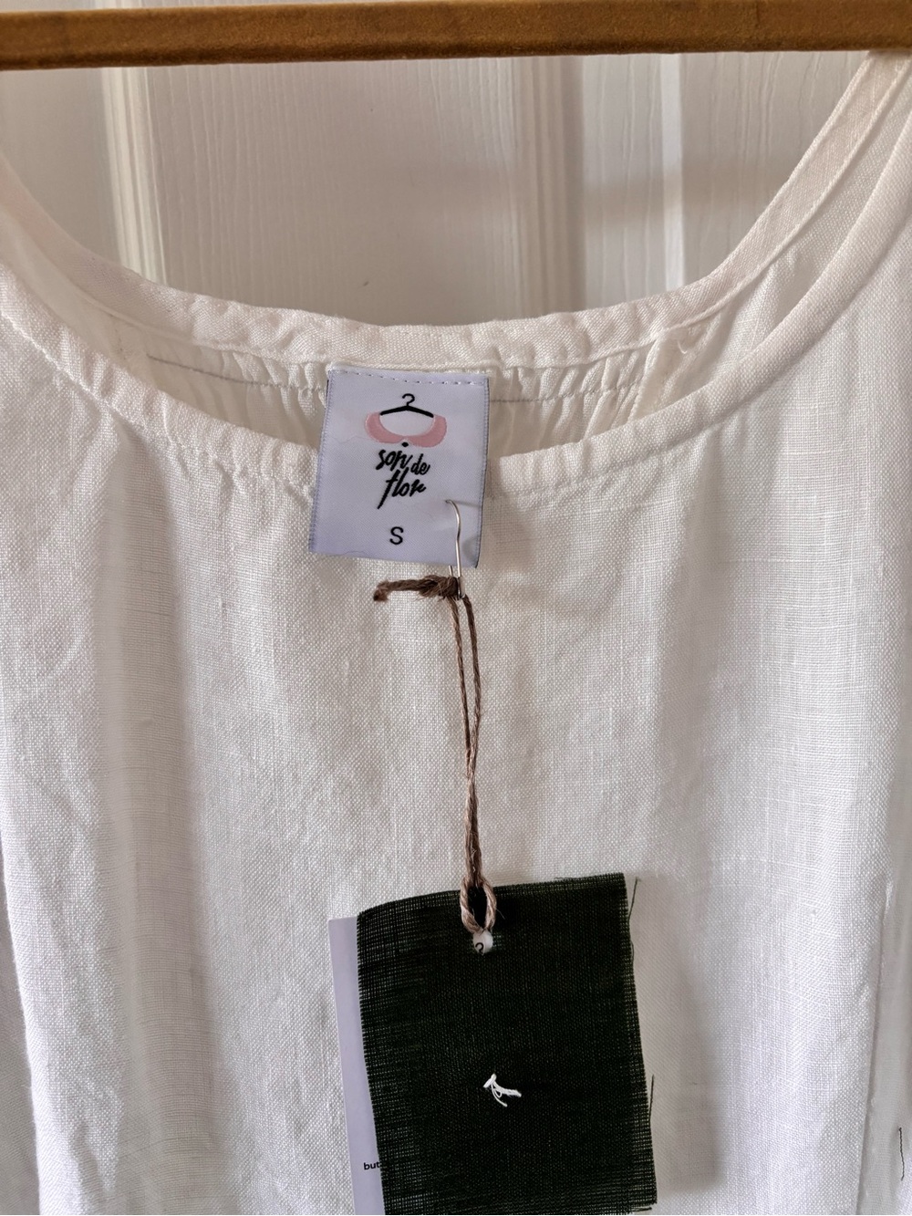 Son de Flor Carmen Linen Maxi Dress - Picture 7 of 7